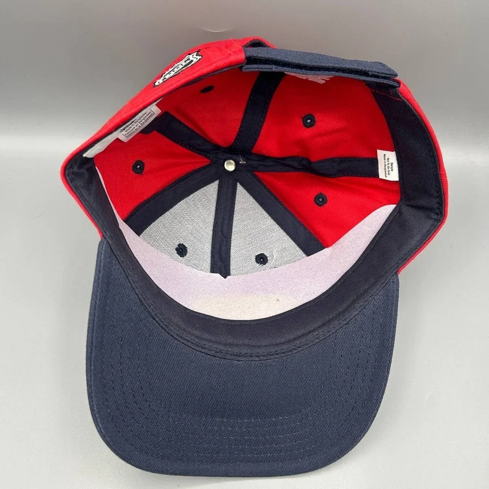 Columbus Blue Jackets‎ Hat Youth Red Embroidered NHL Strap Back Cap Cotton New